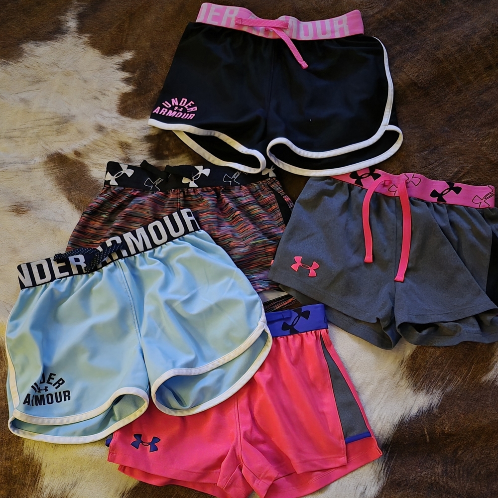 Under Armour Kids' Shorts Set - Black, Multicolor, Blue, Pink, Gray